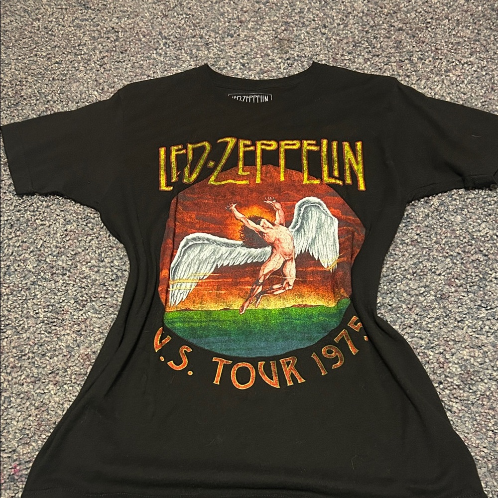 Led Zeppelin Black Graphic Tee